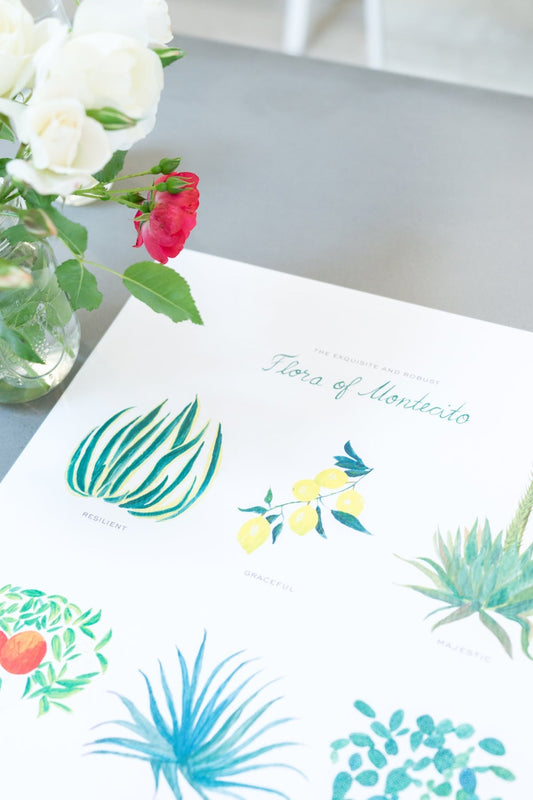 Flora of Montecito Print